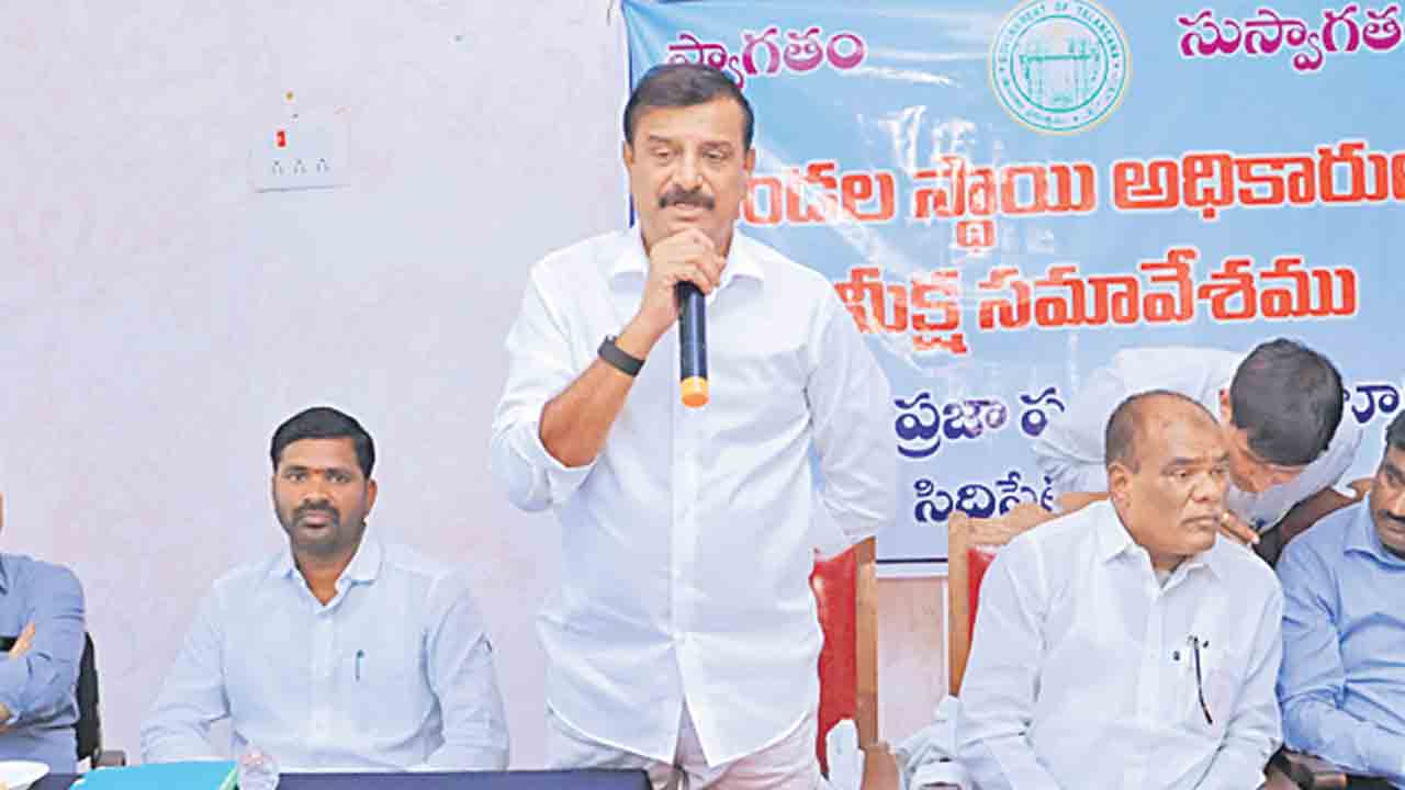 దుబ్బాక నియోజకవర్గ అభివృద్ధే లక్ష్యం