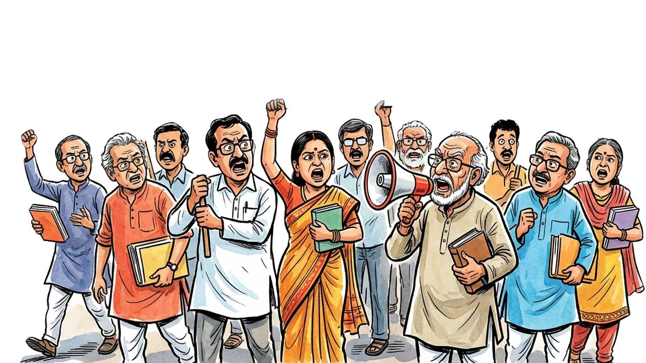 డంపింగ్‌పై కాంగ్రెస్‌ డ్రామా