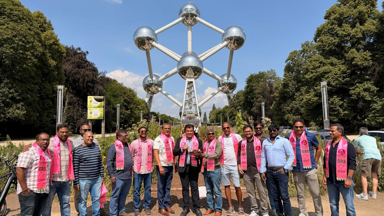 BRS Belgium | బెల్జియంలో బీఆర్ఎస్ శాఖను ప్రారంభించిన గ్లోబల్ కోఆర్డినేటర్ మహేష్ బిగాల