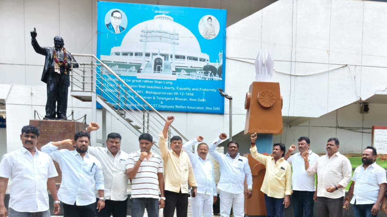 Peddi Sudershanreddy | ఢిల్లీలోని తెలంగాణ భవన్‌లో పెద్ది సుదర్శన్‌రెడ్డికి నివాళులు