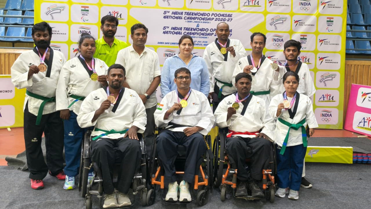 National Championship | జాతీయ ఛాంపియన్‌షిప్‌లో తెలంగాణ పారా తైక్వాండో జట్టు ఘన విజయం
