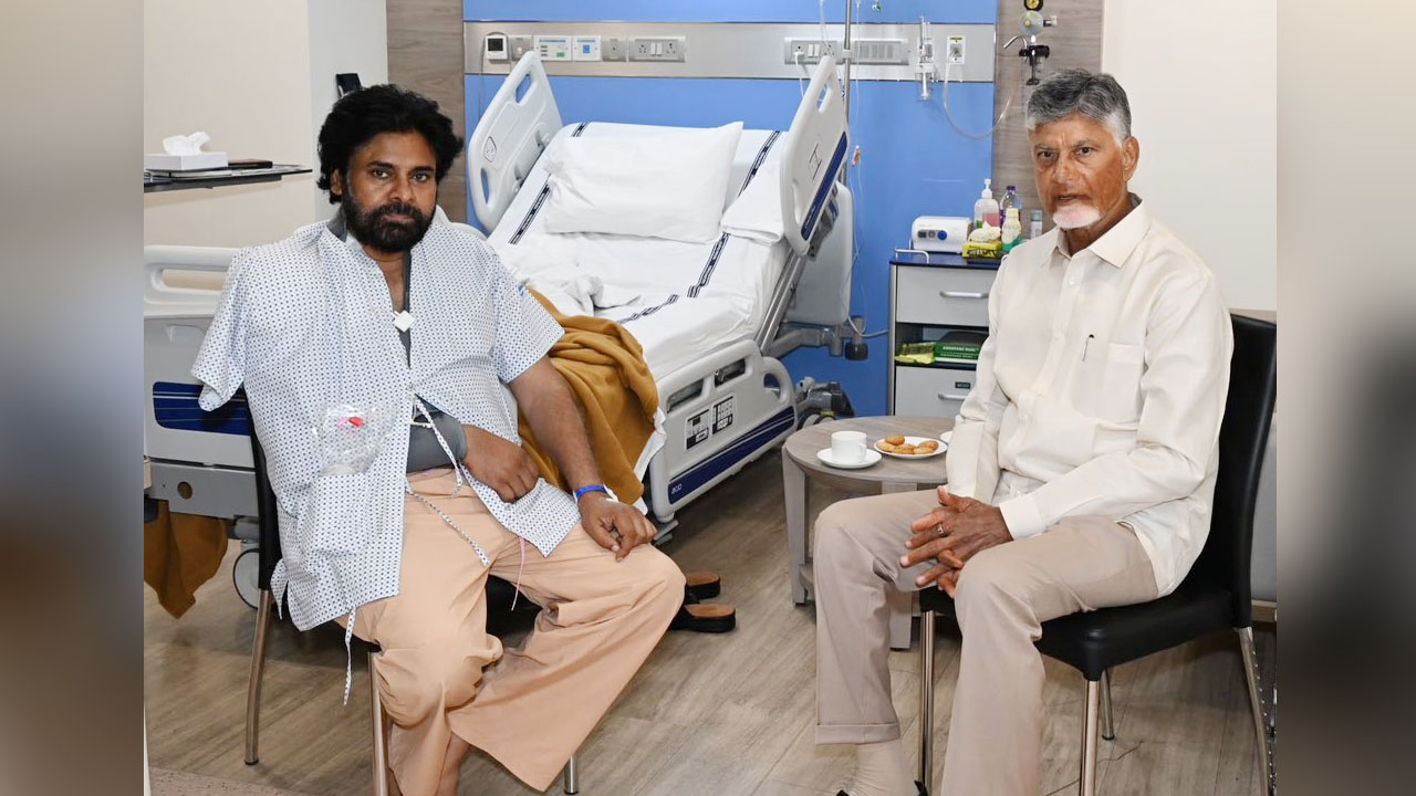Chandrababu | పవన్‌కల్యాణ్‌కు శస్త్ర చికిత్స.. పరామర్శించిన చంద్రబాబు