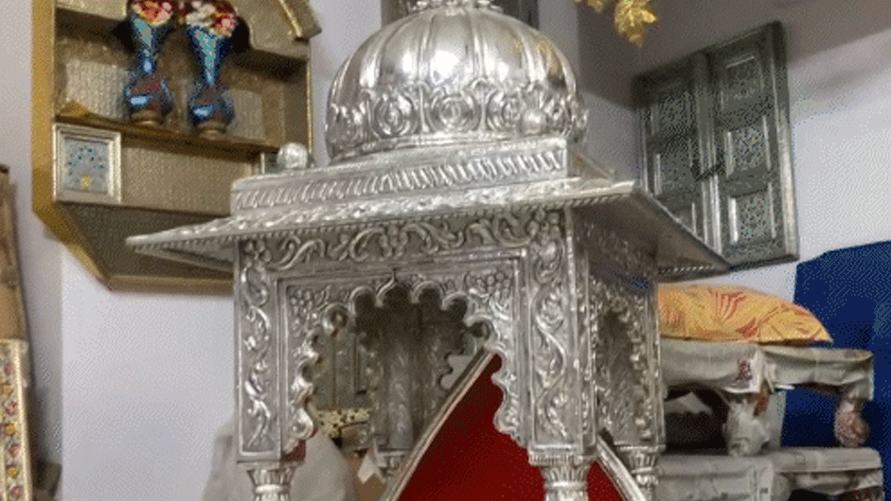 వెండి రథం | ఉదయ్‌పూర్‌లో జ‌గ‌న్నాథుడి ర‌థ‌యాత్ర‌కు సిద్ధ‌మ‌వుతున్న వెండి ర‌థం