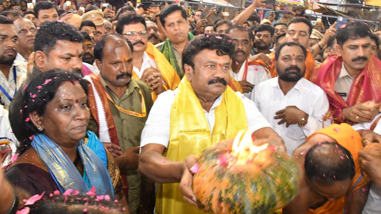 Talasani Srinivas Yadav | అందరి సహకారంతో ఘనంగా బల్కంపేట ఎల్లమ్మ కల్యాణం : మాజీమంత్రి తలసాని శ్రీనివాస్ యాదవ్
