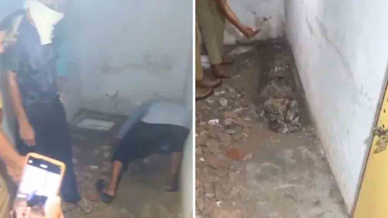 భర్తను చంపి.. బాత్‌రూమ్‌లో పాతిపెట్టి!