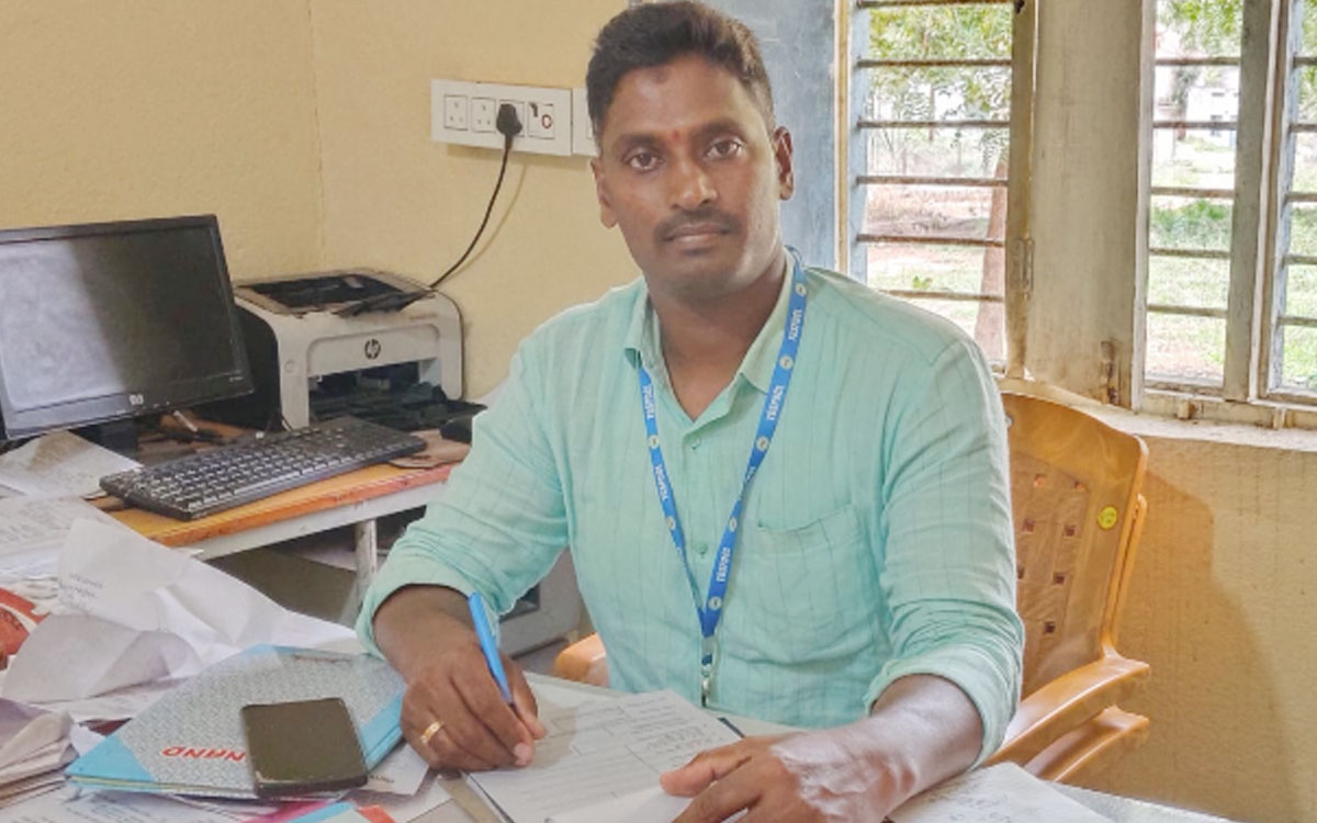 నిడ‌మ‌నూరు విద్యుత్‌ ఏఈ గా కృష్ణారెడ్డి బాధ్య‌త‌లు