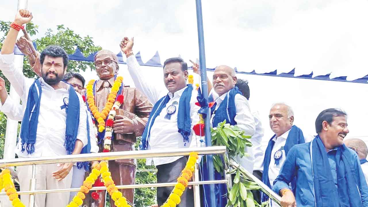 అంబేద్కర్ ఆశయ సాధనే బీఆర్‌ఎస్‌ ధ్యేయం