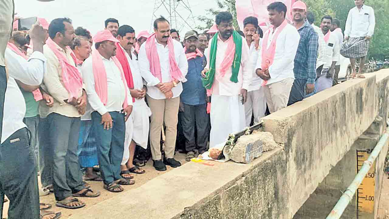నేడు ఆర్డీఎస్‌కు బీఆర్‌ఎస్‌ బృందం