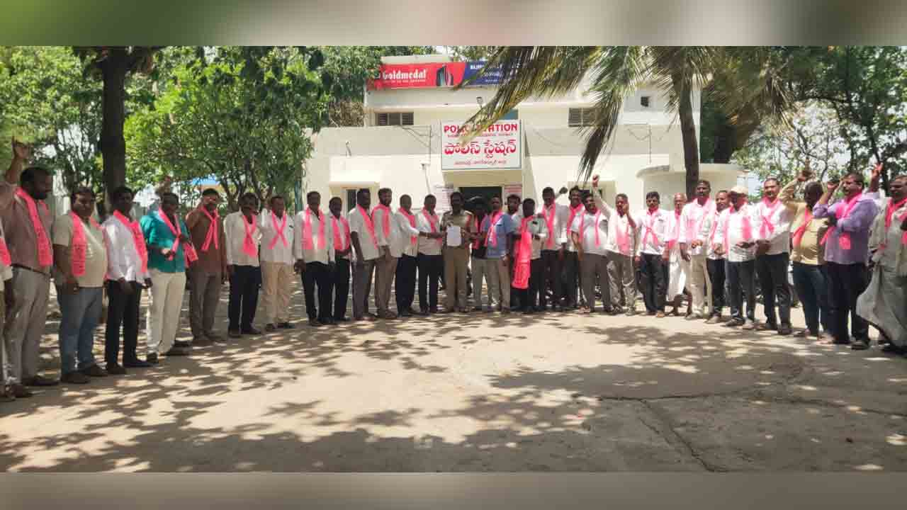 BRS | బిజినేపల్లి పోలీస్ స్టేషన్‌లో సీఎం రేవంత్ రెడ్డిపై బీఆర్ఎస్ నాయకుల ఫిర్యాదు