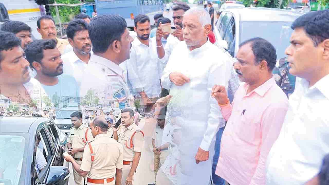 డర్ గయా!.. కేటీఆర్‌ కన్నెపల్లి పర్యటన నేపథ్యంలోభయపడిన కాంగ్రెస్‌ సర్కారు