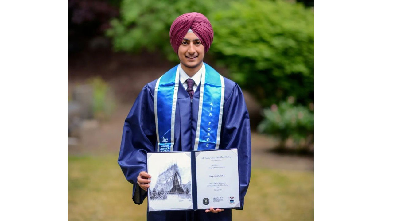 Chirag Veer Singh Sarao: అమెరికా వైమానిక ద‌ళ అకాడ‌మీలో చేరిన తొలి కేశ‌ధారి సిక్కుగా చిరాగ్ వీర్ సింగ్