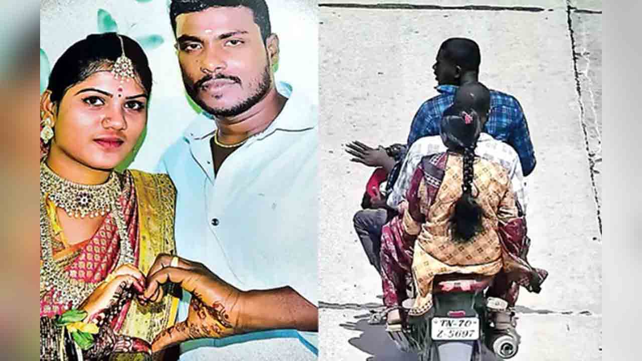 గుడికని తీసుకెళ్లి ప్రియుడితో కలిసి భర్త హత్య.. భర్త బైక్ పైనే నిందితులతో కలిసి భార్య పరార్