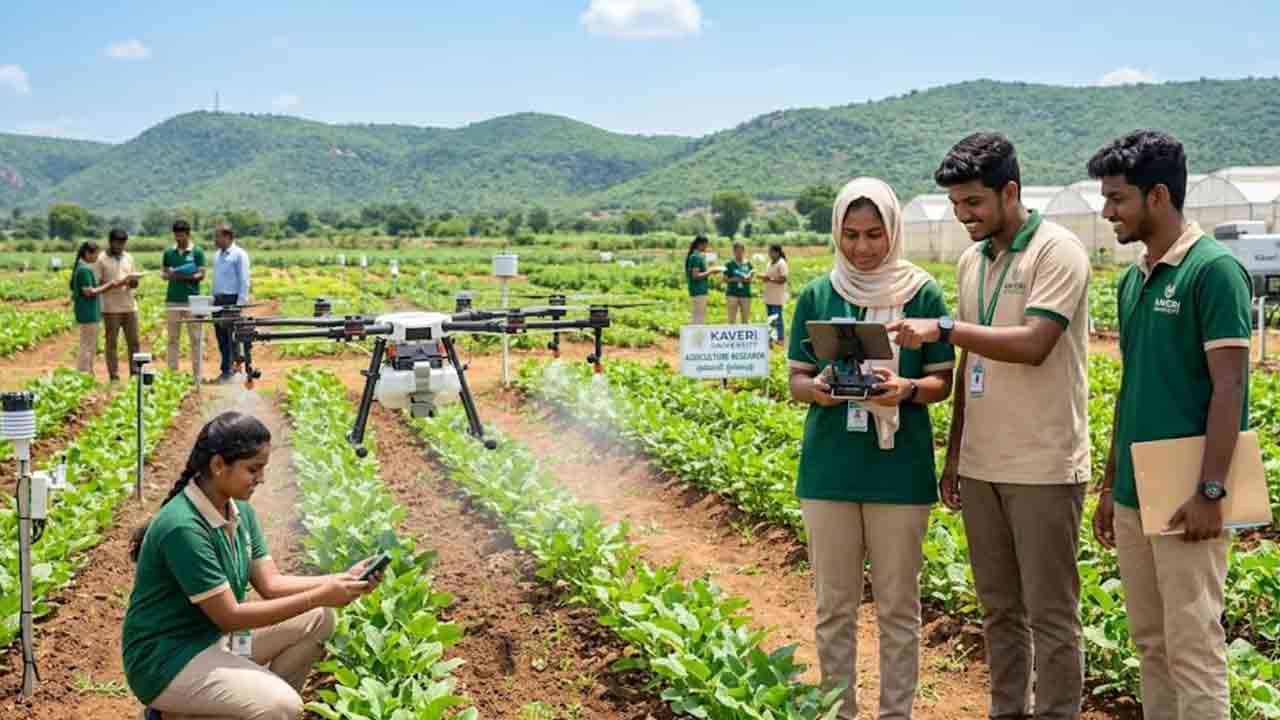 డ్రోన్‌లతో పంటలు.. AIతో దిగుబడి!