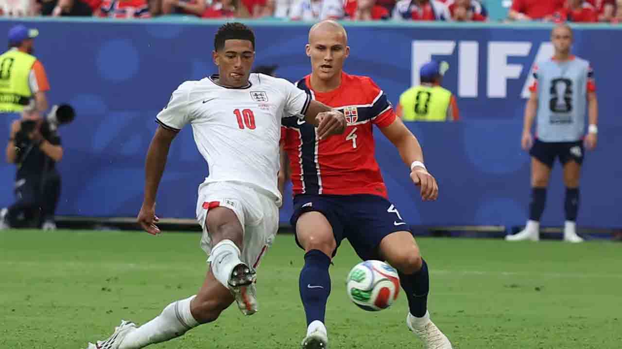FIFA World Cup 2026 | వైకింగ్స్‌పై ఇంగ్లాండ్ ఘన విజయం.. రెండు గోల్స్‌తో సెమీస్‌కు చేర్చిన బెల్లింగామ్!