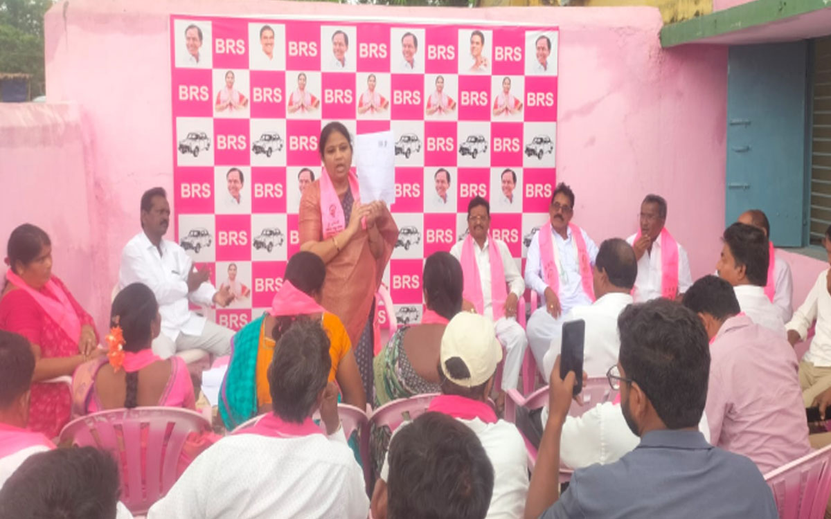 బీఆర్ఎస్ బలోపేతానికి ప్రతి ఒక్కరూ కృషి చేయాలి : మాజీ ఎమ్మెల్యే హ‌రిప్రియ నాయ‌క్‌
