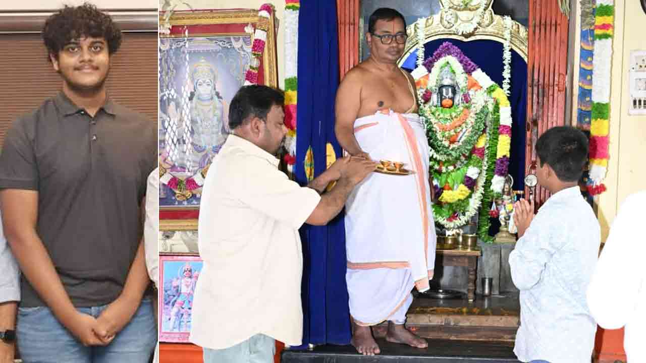 Himanshu | హిమాన్షు కోలుకోవాలని కేటీఆర్ టీ స్టాల్ నిర్వాహకుడి పూజలు