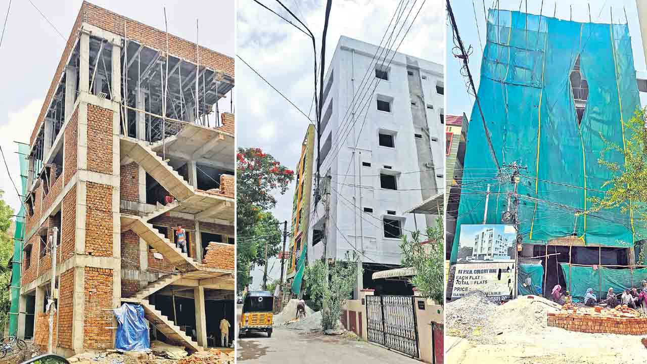 మామూళ్ల మల్కాజిగిరి.. కాగితాల్లోనే సీజ్‌… ఆగని అక్రమ నిర్మాణాలు