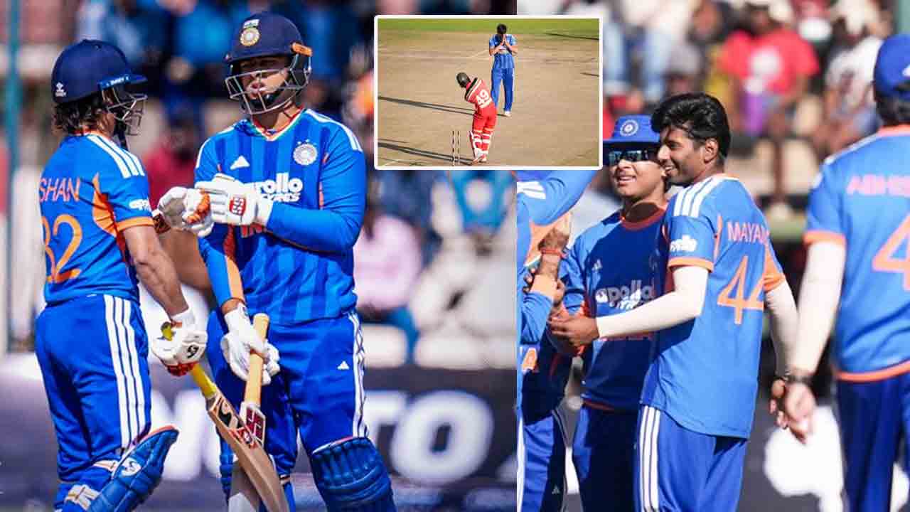IND vs ZIM | వైభవ్, మయాంక్ ధాటికి చేతులెత్తేసిన జింబాబ్వే.. 3-0తో సిరీస్‌ టీమిండియా కైవసం‌..!