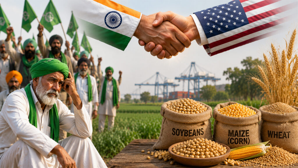 India US Trade Deal | వాణిజ్య ఒప్పందంపై రైతుల పోరుబాట.. అన్నదాతల ఆందోళనకు కారణాలివే..!