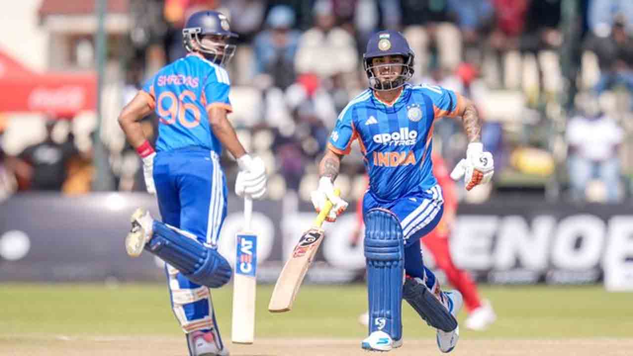 IND vs ZIM | వైభవ్, అభిషేక్ ఫ్లాప్.. అర్ధ శతకానికి చేరువైన ఇషాన్‌..!