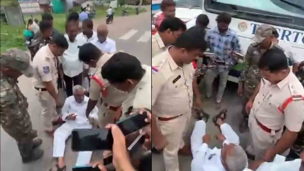 Jeevan Reddy | రైతులకు మద్దతుగా వెళ్తున్న జీవన్‌ రెడ్డి అరెస్ట్‌.. వీడియో
