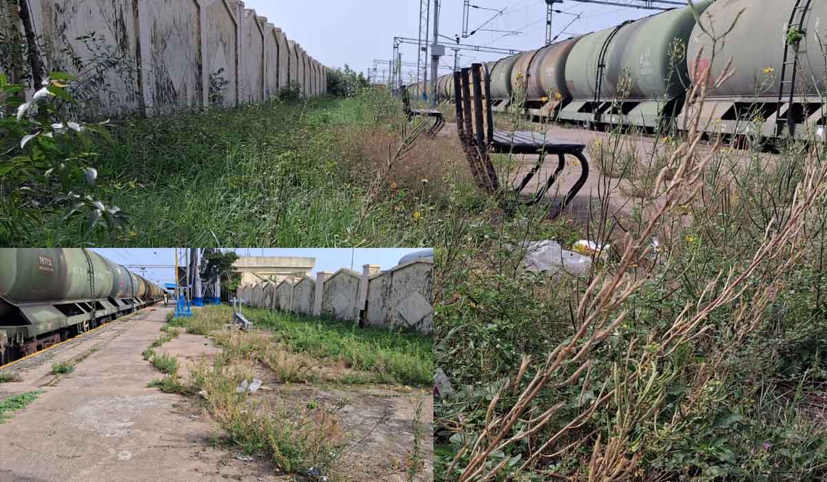 Kolanuru railway station platform | అధ్వానంగా కొలనూరు రైల్వే స్టేషన్ ప్లాట్ ఫామ్.. పట్టింపు లేని రైల్వే శాఖ, ప్రజాప్రతినిధులు