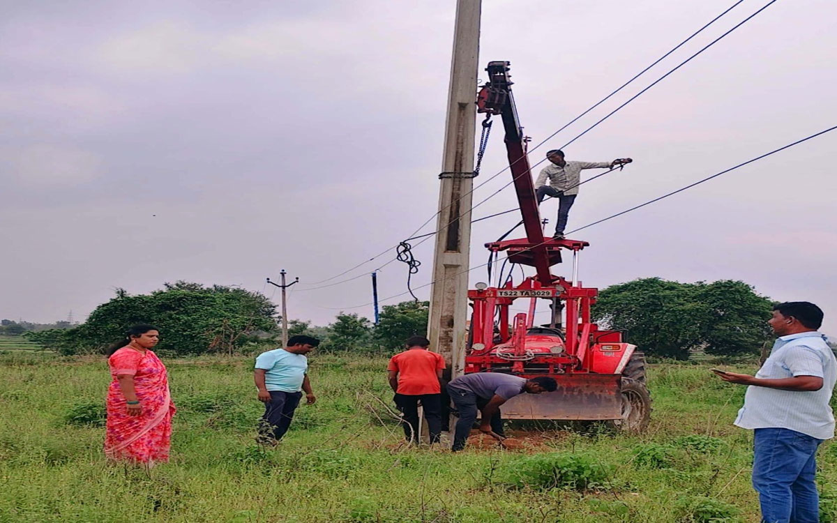కృష్ణసాగర్‌లో విద్యుత్ మరమ్మతు పనులు