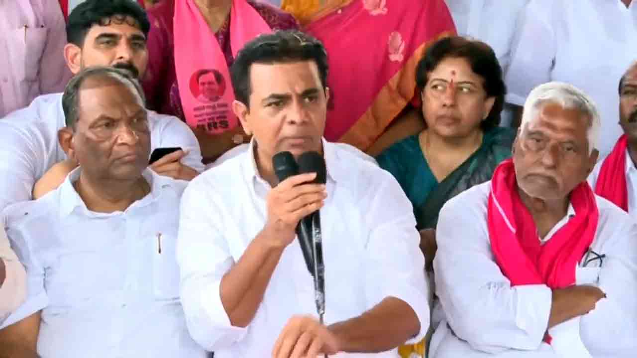 KTR | రాజకీయ కక్ష కోసం మేం ఇక్కడికి రాలేదు.. కన్నెపల్లిలో కేటీఆర్