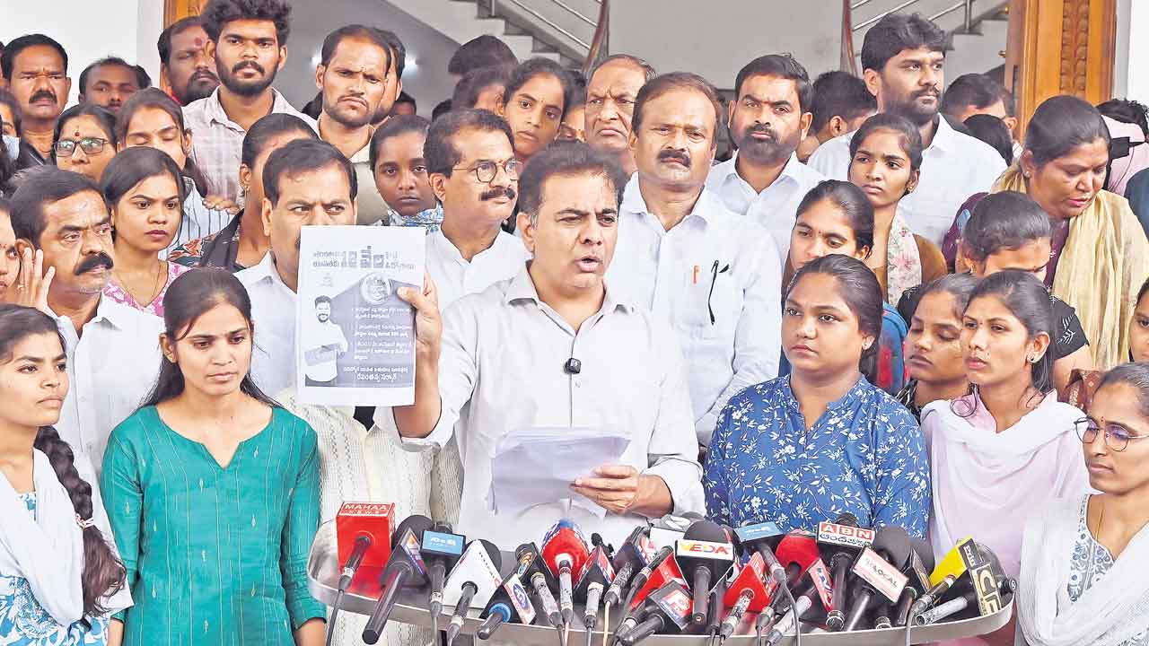 నిరుద్యోగులపై సర్కార్‌ ఉక్కుపాదం
