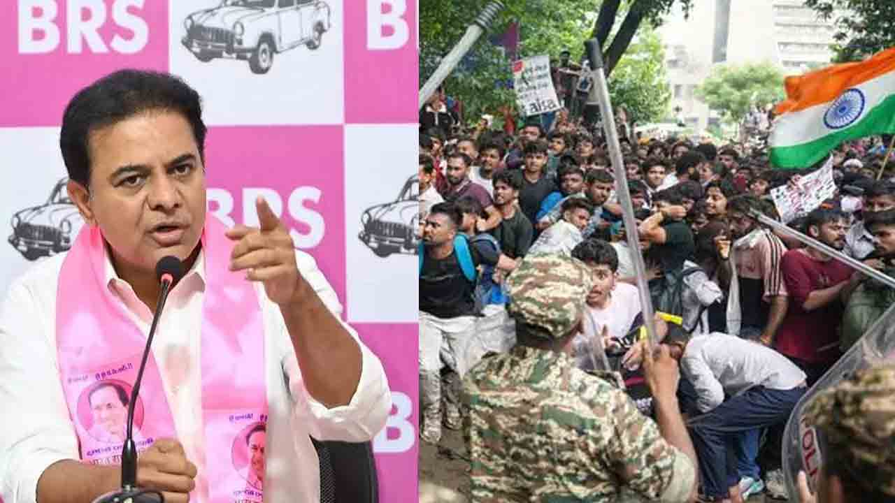 KTR | విద్యార్థులపై లాఠీచార్జీని ఖండిస్తున్నా.. టియర్ గ్యాస్‌లతో సమాధానం చెప్పలేరు..!