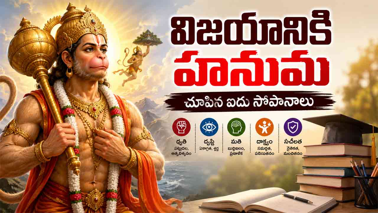 Hanuman Success Formula | జీవితంలో గెలవాలంటే హనుమ చెప్పిన ఈ ఐదు సూత్రాలు పాటించాల్సిందే!