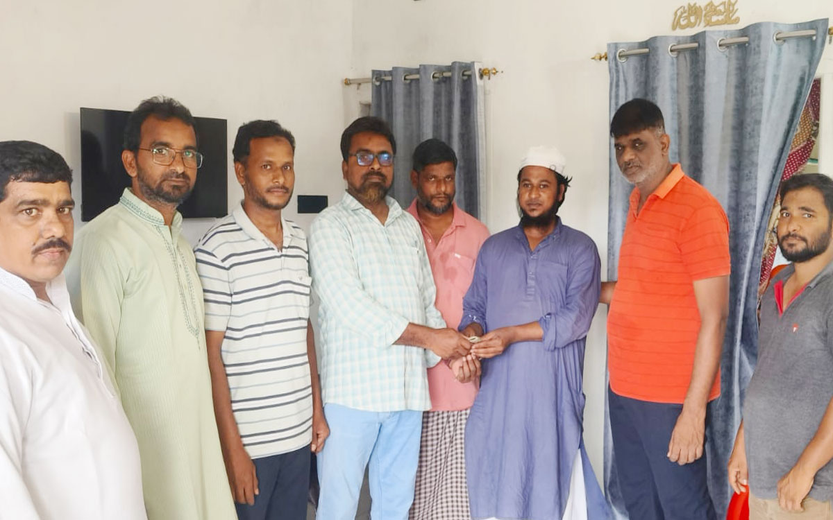 నిరుపేద బాలిక వైద్య ఖర్చులకు ‘మేవా’ ఆర్ధిక సాయం