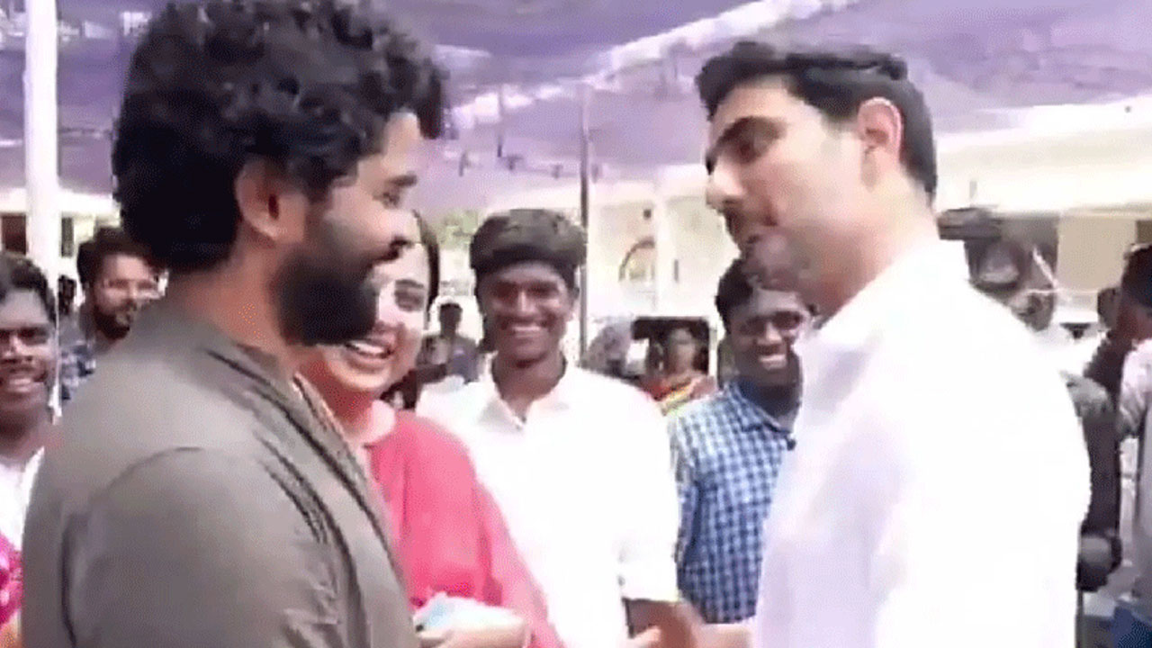 Nara Lokesh | కంప్లైంట్స్ ఏమైనా ఉన్నాయా .. రాజ‌మౌళి కొడుకు భార్య‌తో నారా లోకేష్ స‌ర‌దా సంభాష‌ణ‌