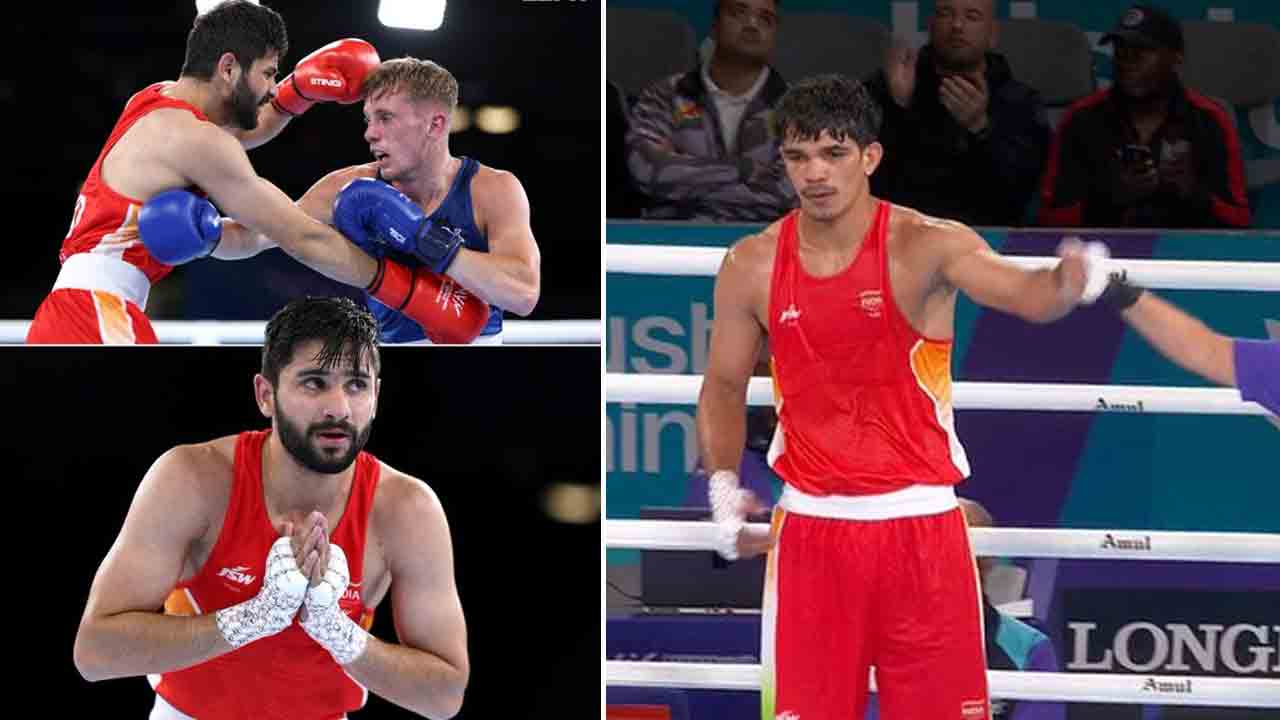Commonwealth Games | అదరగొడుతున్న యువ బాక్సర్లు.. క్వార్టర్ ఫైనల్లో అంకుశ్, సచిన్..!
