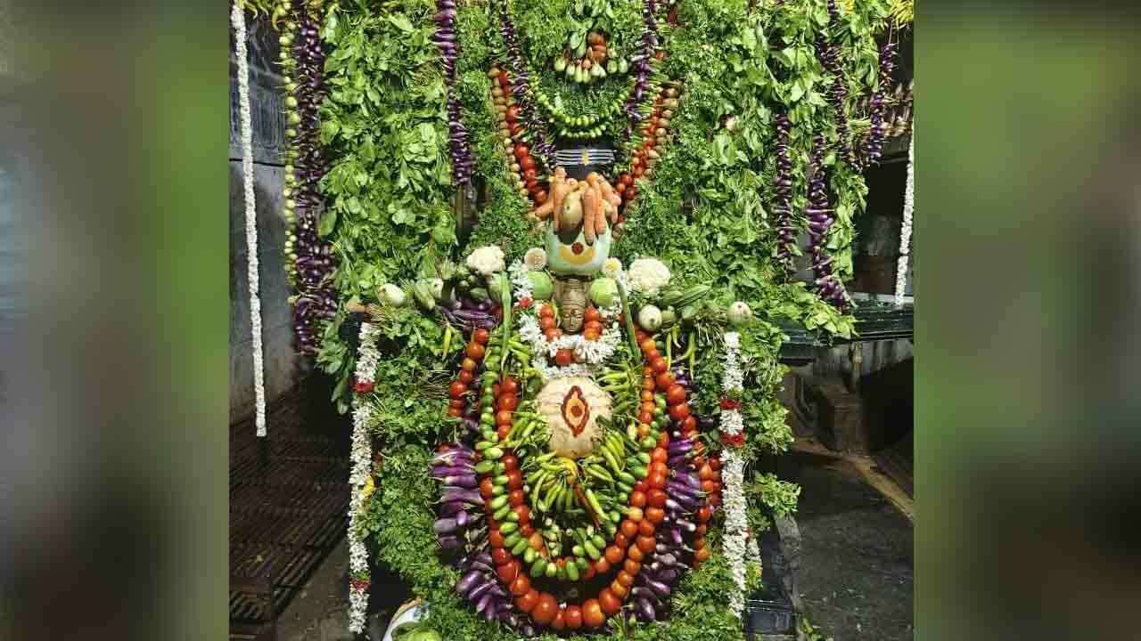 Rudreshwara swamy | శాకాంబరుడిగా వేయిస్తంభాల రుద్రేశ్వరస్వామి