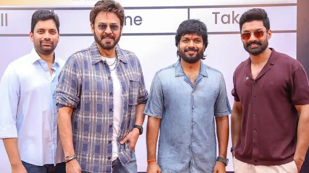 Venkatesh | వెంకీ ఎంట్రీతో జోరందుకున్న మల్టీస్టారర్.. హైదరాబాద్‌లో భారీ షెడ్యూల్ ప్రారంభం