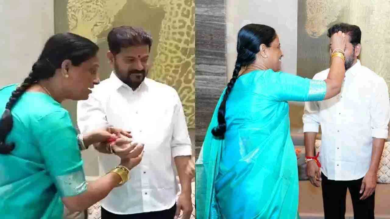 ముఖ్యమంత్రికి కొండా సురేఖ బంగారు రాఖీ!