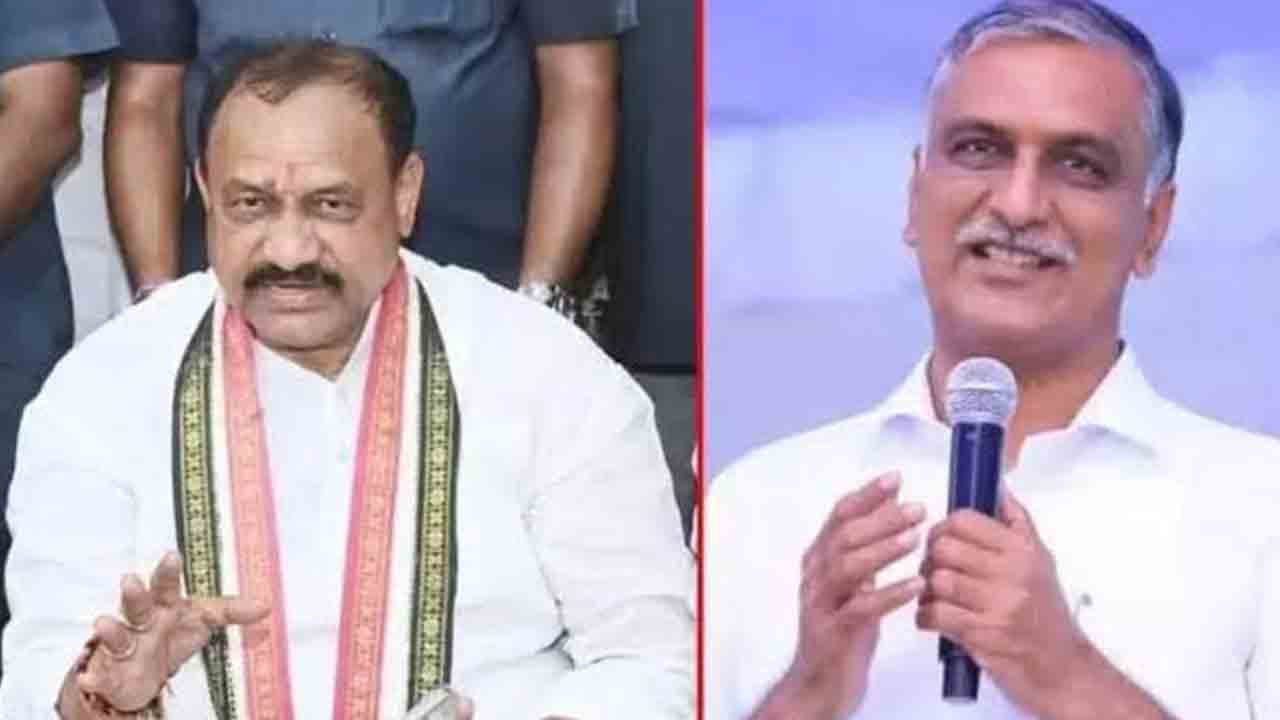 టీపీసీసీ చీఫ్‌కు హరీశ్‌ లీగల్‌ నోటీసు