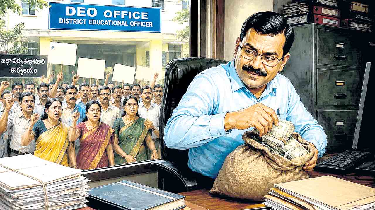 పంతుళ్ల పారితోషికంలో కోతలు.. విద్యాశాఖలో వెలుగుచూసిన బాగోతం