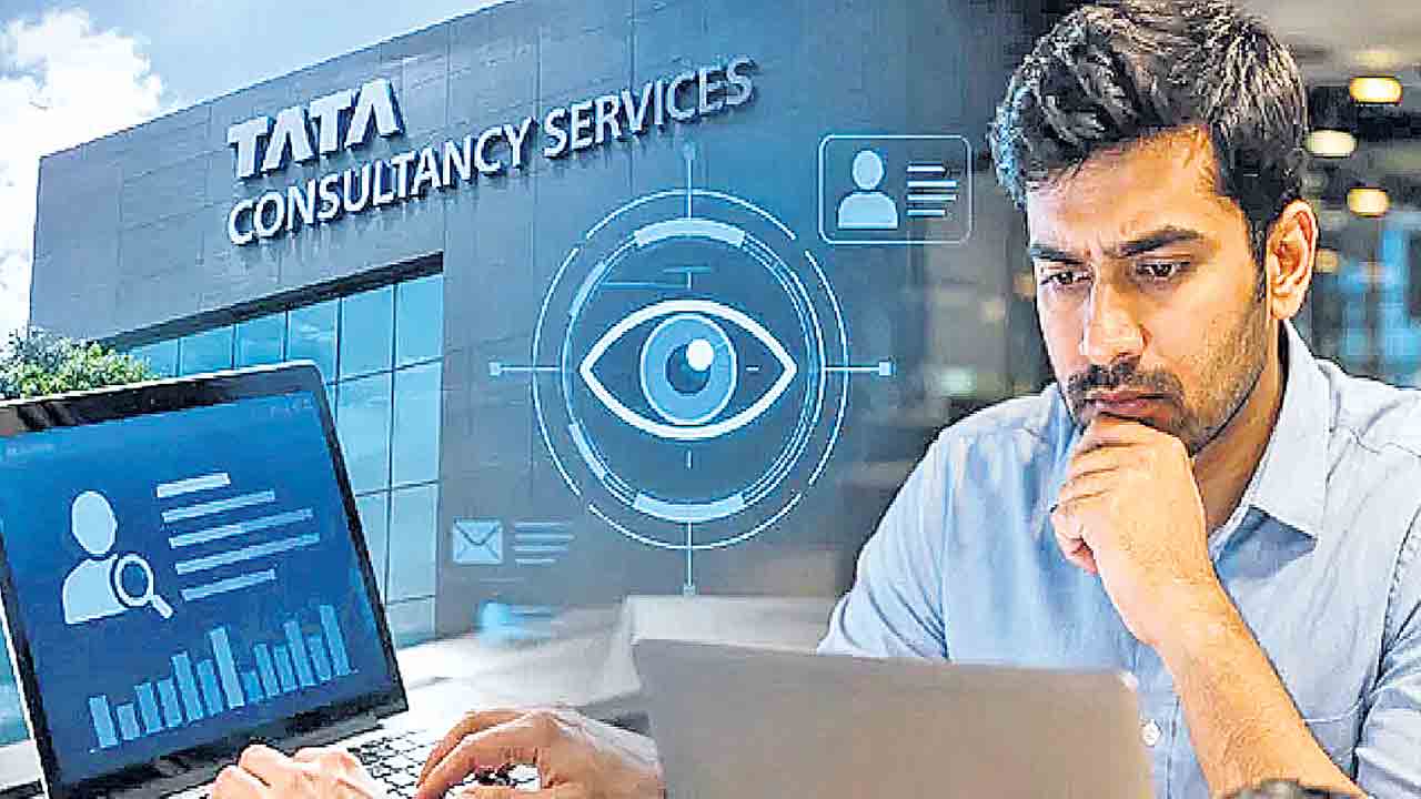 ఉద్యోగుల ల్యాప్‌టాప్‌లపై టీసీఎస్‌ నిఘా?