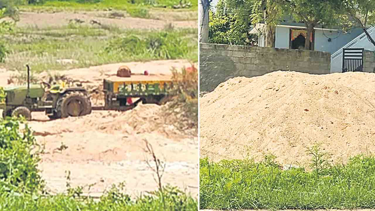 మామూళ్లు ఇచ్చుకో.. ఇసుక తోడేసుకో!