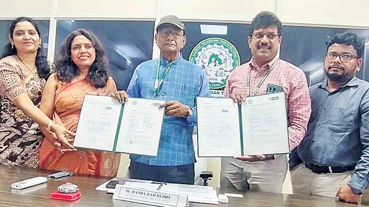 హార్టికల్చర్‌ వర్సిటీ, ‘క్యాబ్‌’ మధ్య ఎంవోయూ
