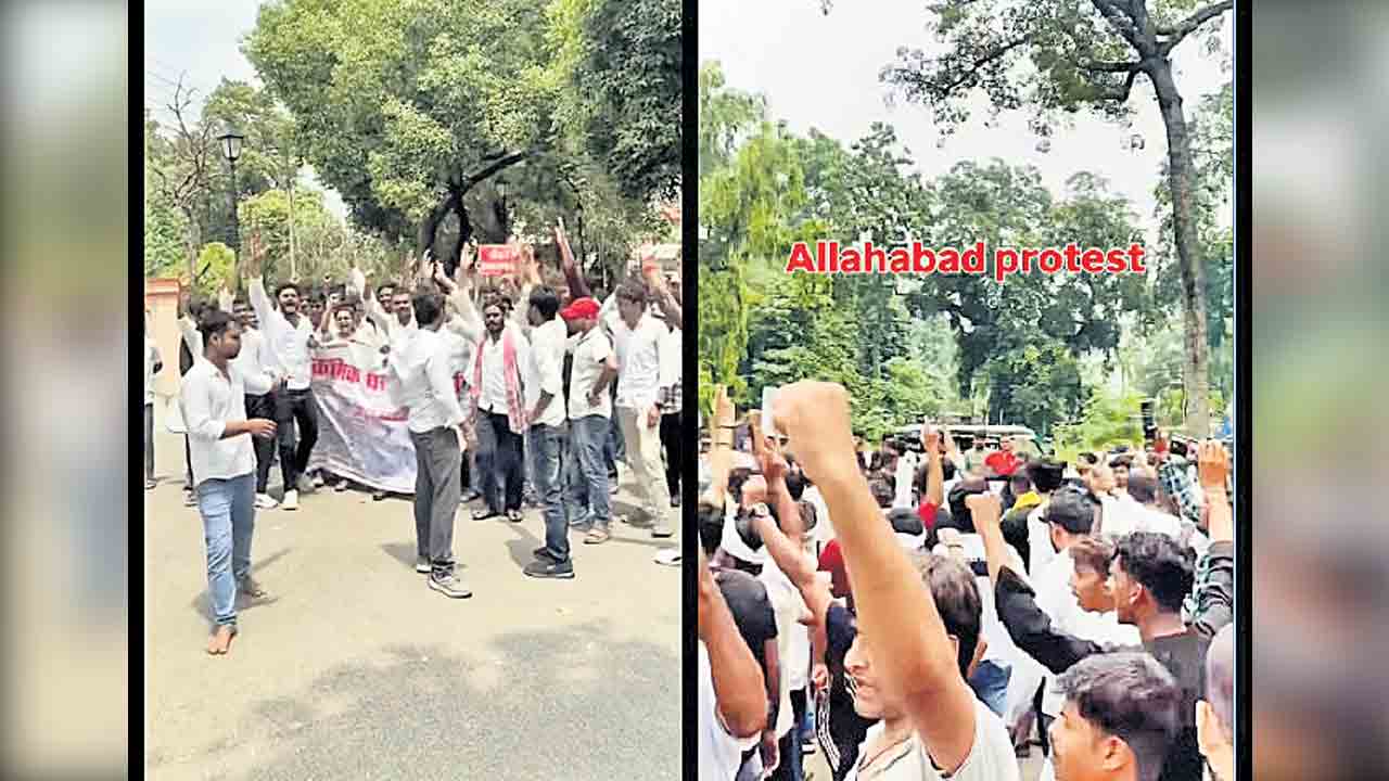 ఫీజుల పెంపు, సీట్ల తగ్గింపుపై నినదించిన విద్యార్థులు