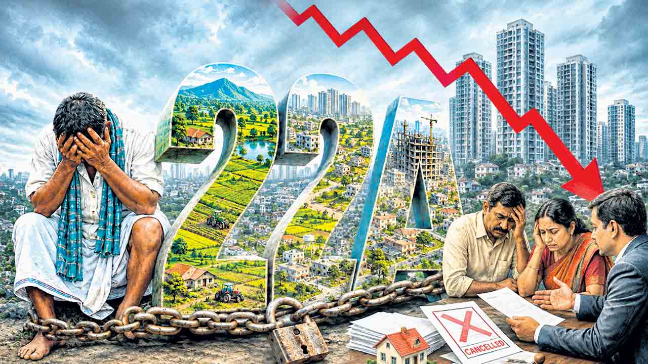 ఆస్తి హక్కుపై సర్కార్‌ దాడి 22-A