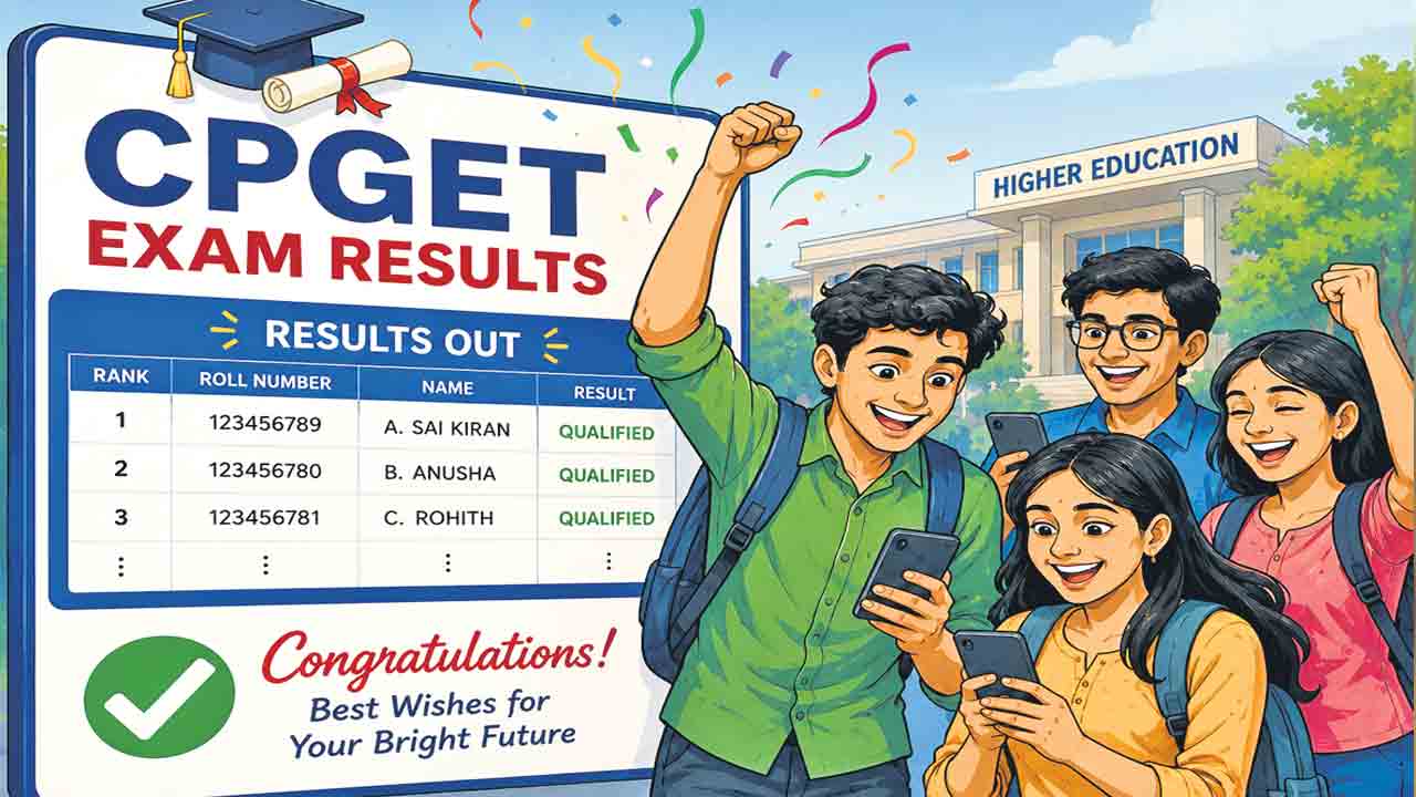 సీపీగెట్‌లో 93.54 శాతం పాస్‌