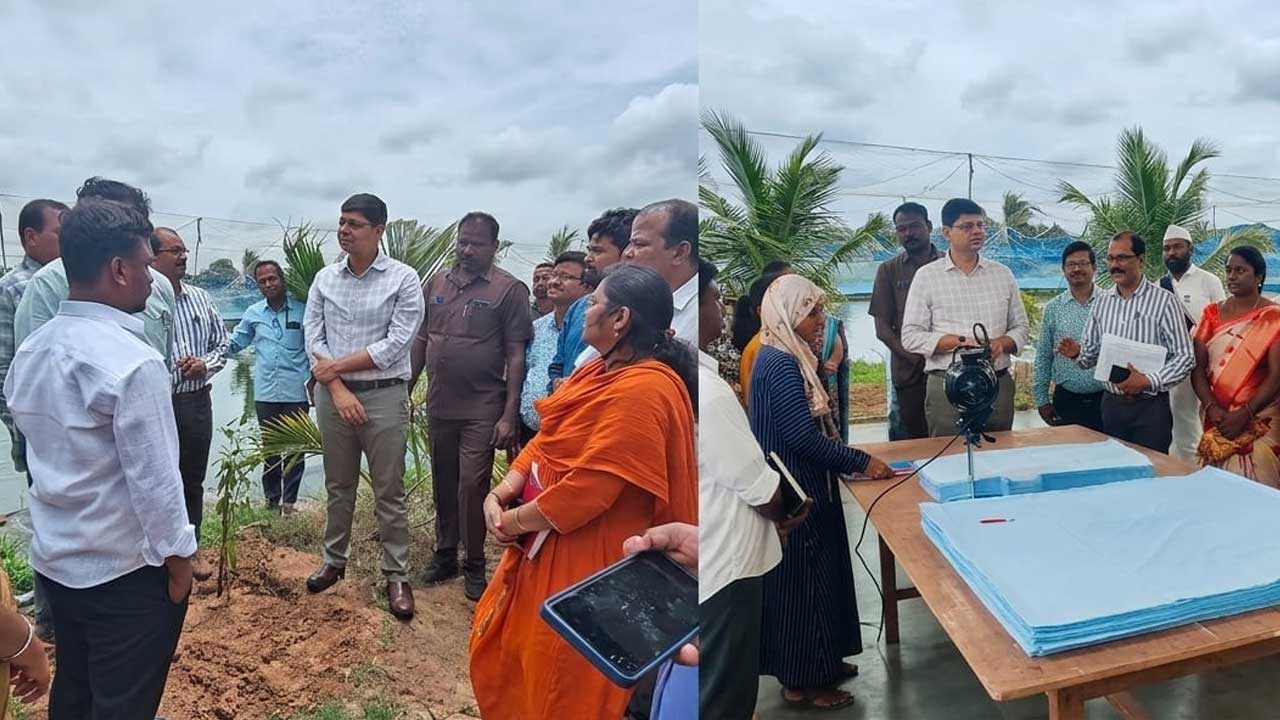 VB-G RAM-G | ఫామ్‌ పాండ్ల నిర్మాణాన్ని విస్తృతంగా చేపట్టాలి: కలెక్టర్‌ ఆశిష్‌ సాంగ్వాన్‌