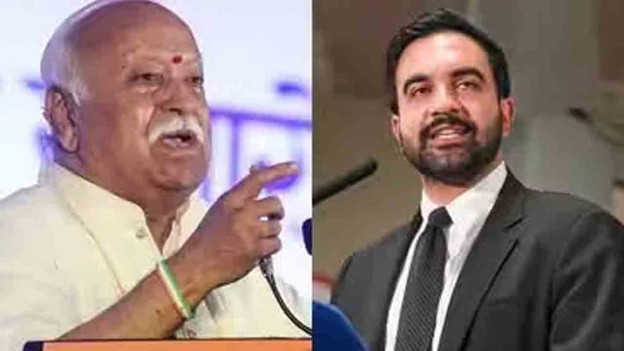 న్యూయార్క్‌లో భగవత్‌ పర్యటనపై రాద్ధాంతం