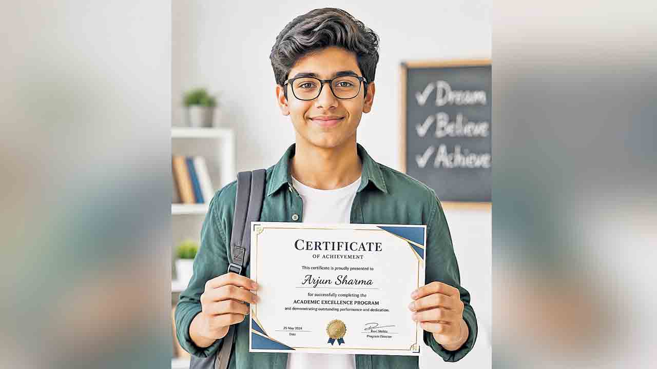 సర్టిఫికెట్లు విద్యార్థి వ్యక్తిగత ఆస్తి