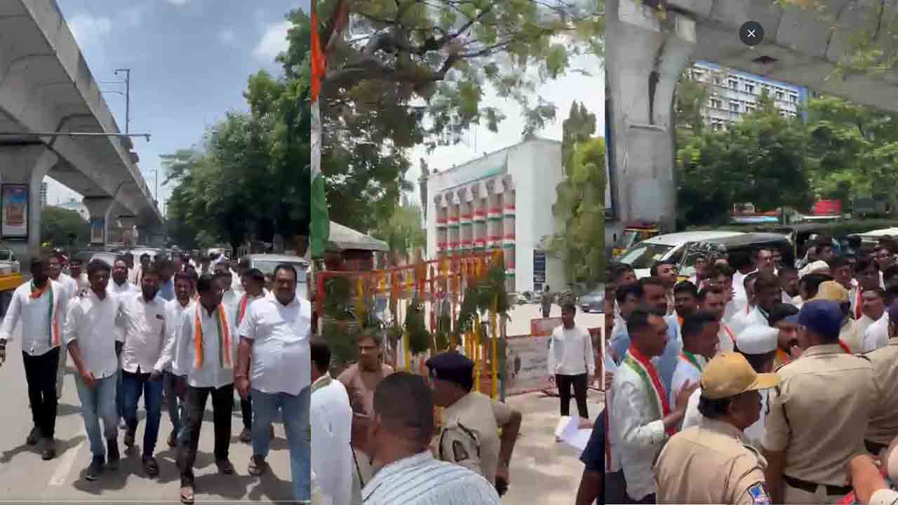 Congress Leaders | గాంధీభవన్‌కు చేరిన కాంగ్రెస్‌ నేతల వర్గపోరు.. వీడియో