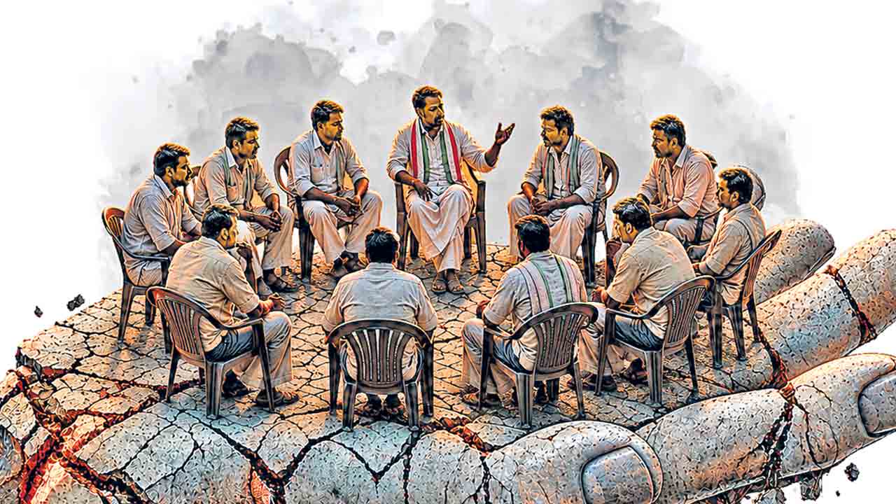 కాంగ్రెస్‌లో కుంపటి.. ఫామ్‌హౌస్‌ భేటీ?